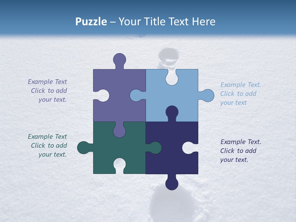 Winter Path PowerPoint Template