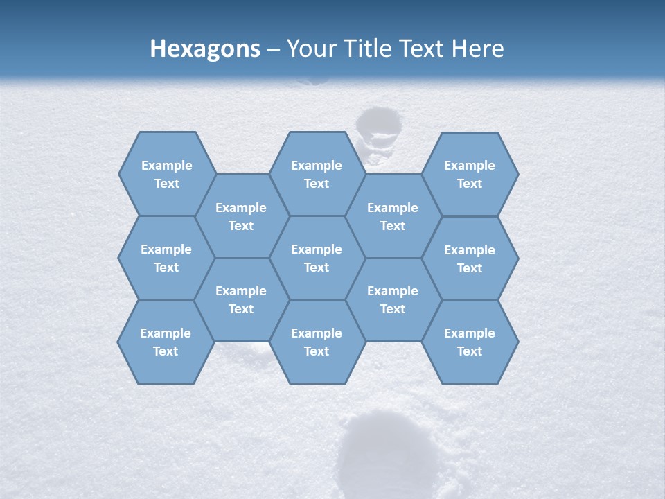 Winter Path PowerPoint Template