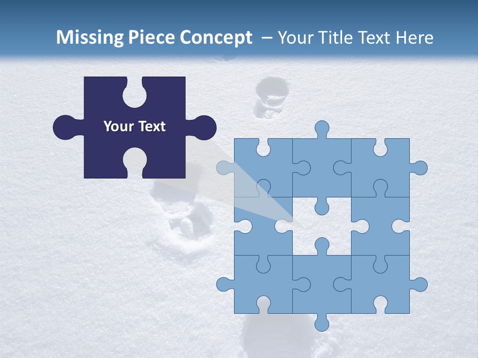 Winter Path PowerPoint Template