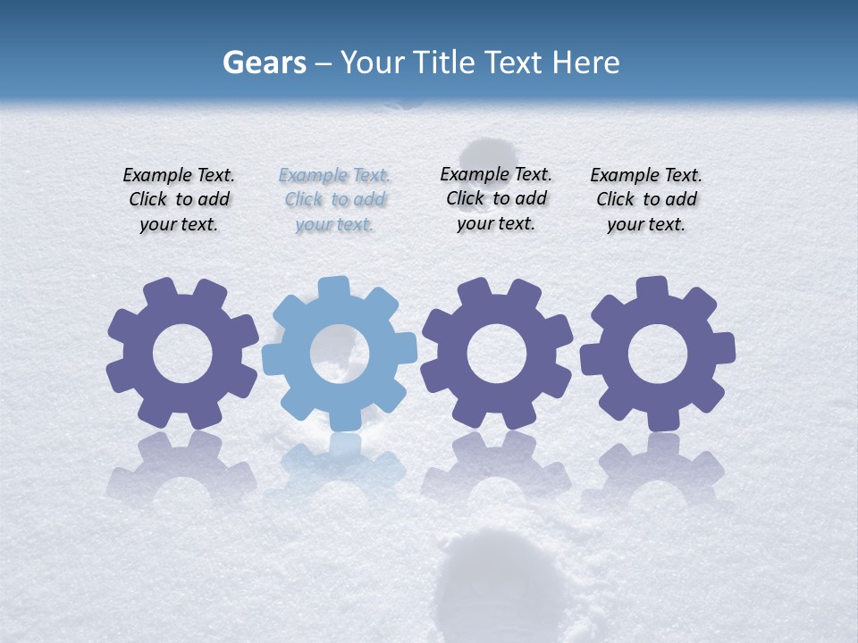 Winter Path PowerPoint Template