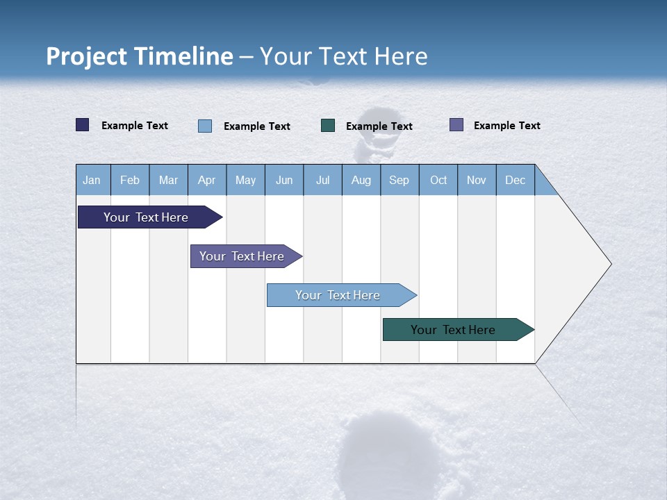 Winter Path PowerPoint Template