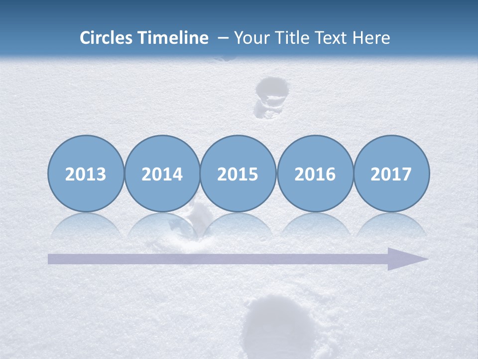Winter Path PowerPoint Template