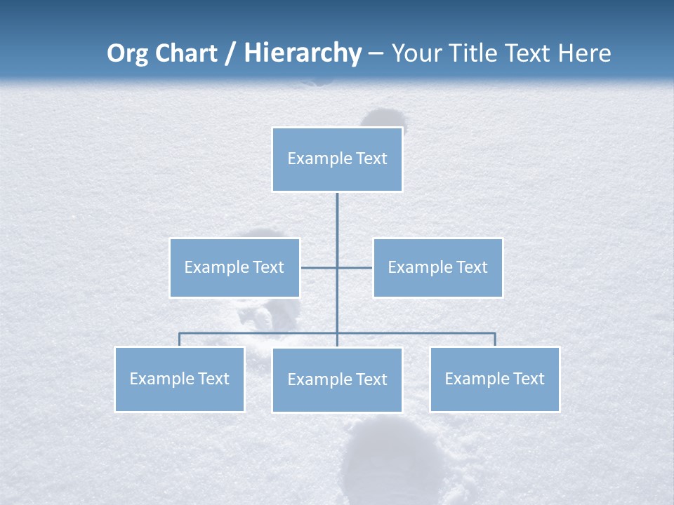 Winter Path PowerPoint Template