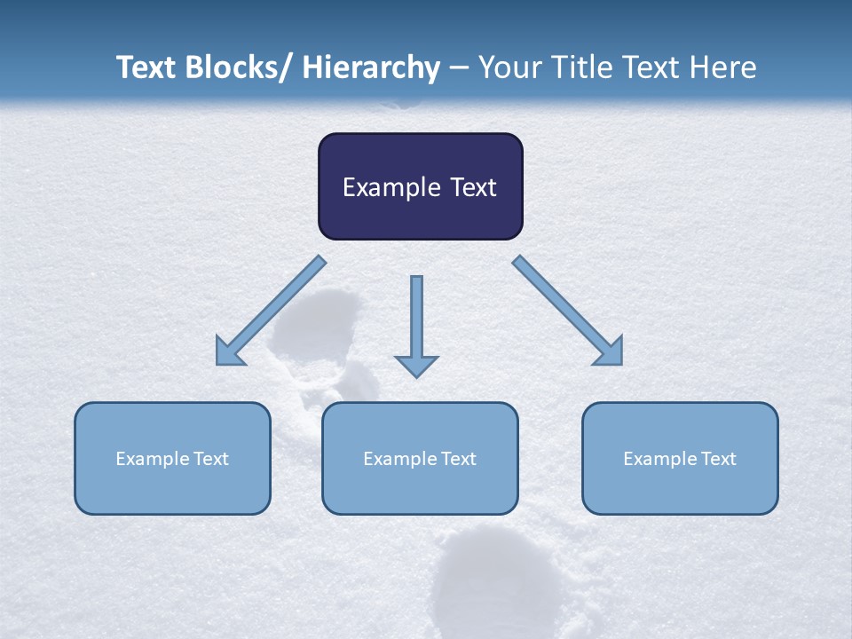Winter Path PowerPoint Template