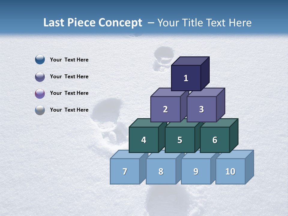 Winter Path PowerPoint Template