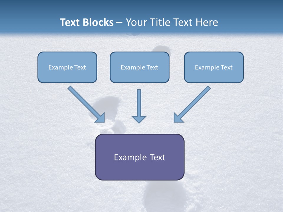 Winter Path PowerPoint Template
