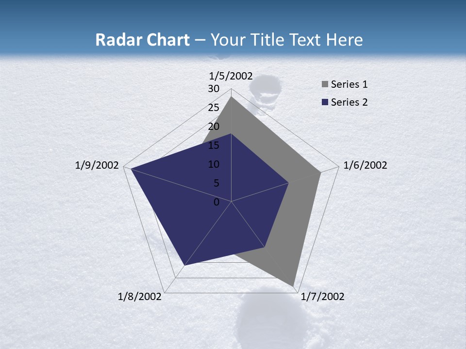 Winter Path PowerPoint Template