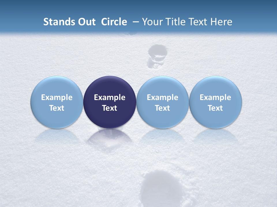 Winter Path PowerPoint Template