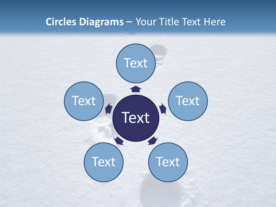 Winter Path PowerPoint Template