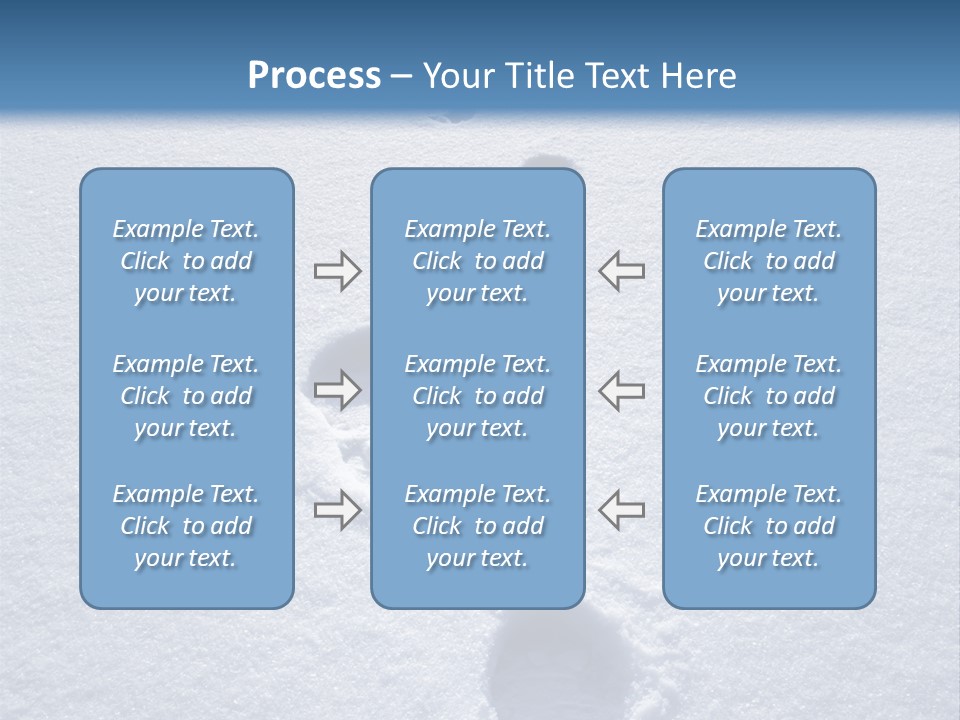 Winter Path PowerPoint Template
