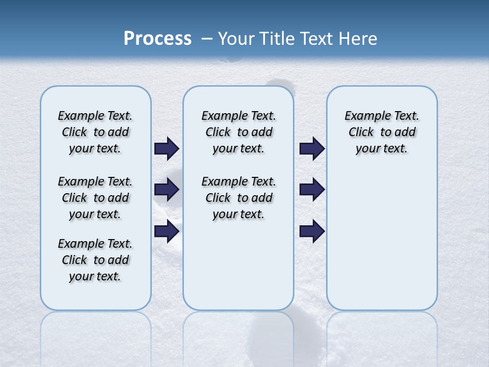 Winter Path PowerPoint Template