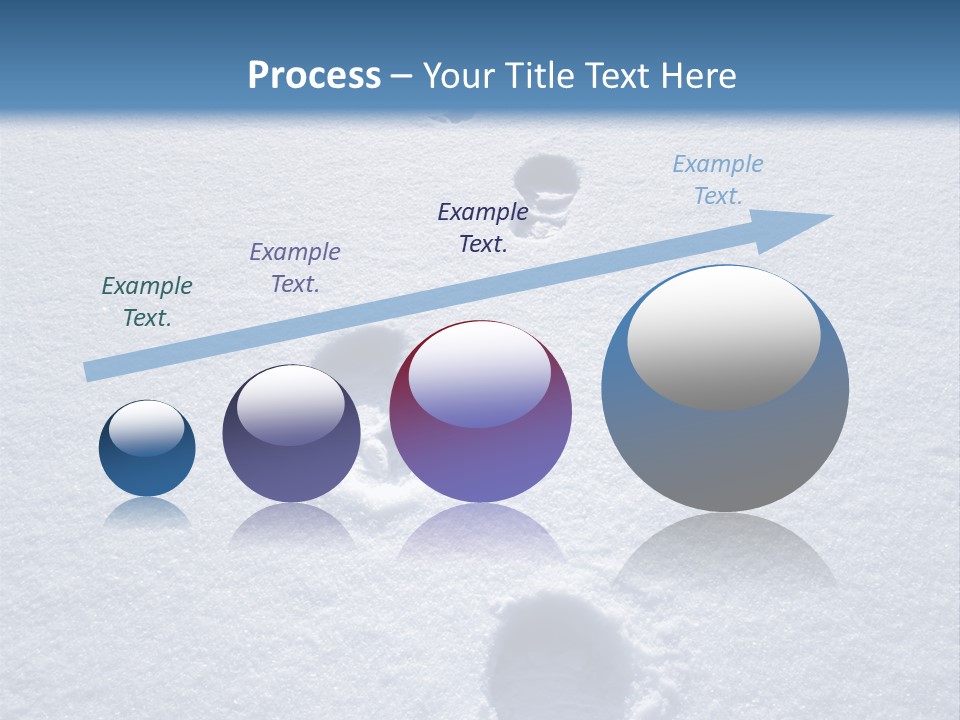 Winter Path PowerPoint Template