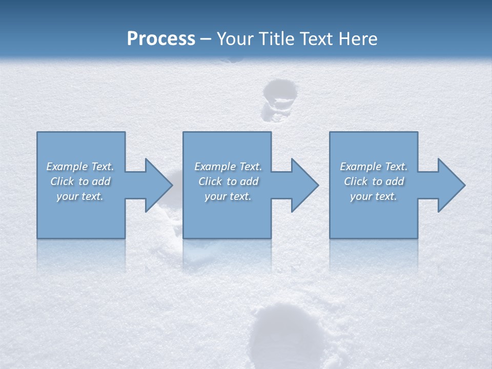 Winter Path PowerPoint Template