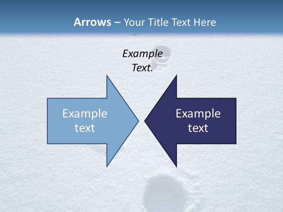 Winter Path PowerPoint Template