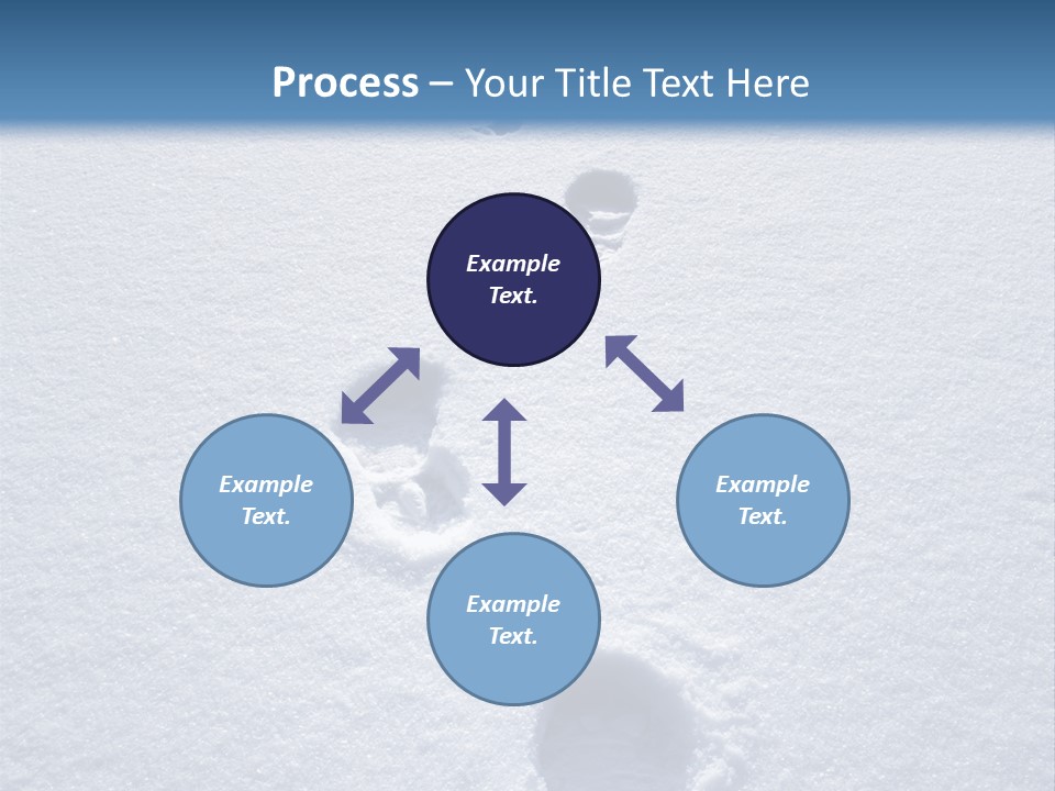 Winter Path PowerPoint Template