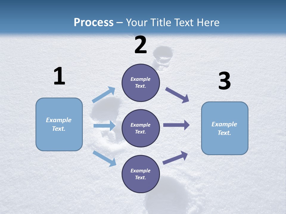Winter Path PowerPoint Template