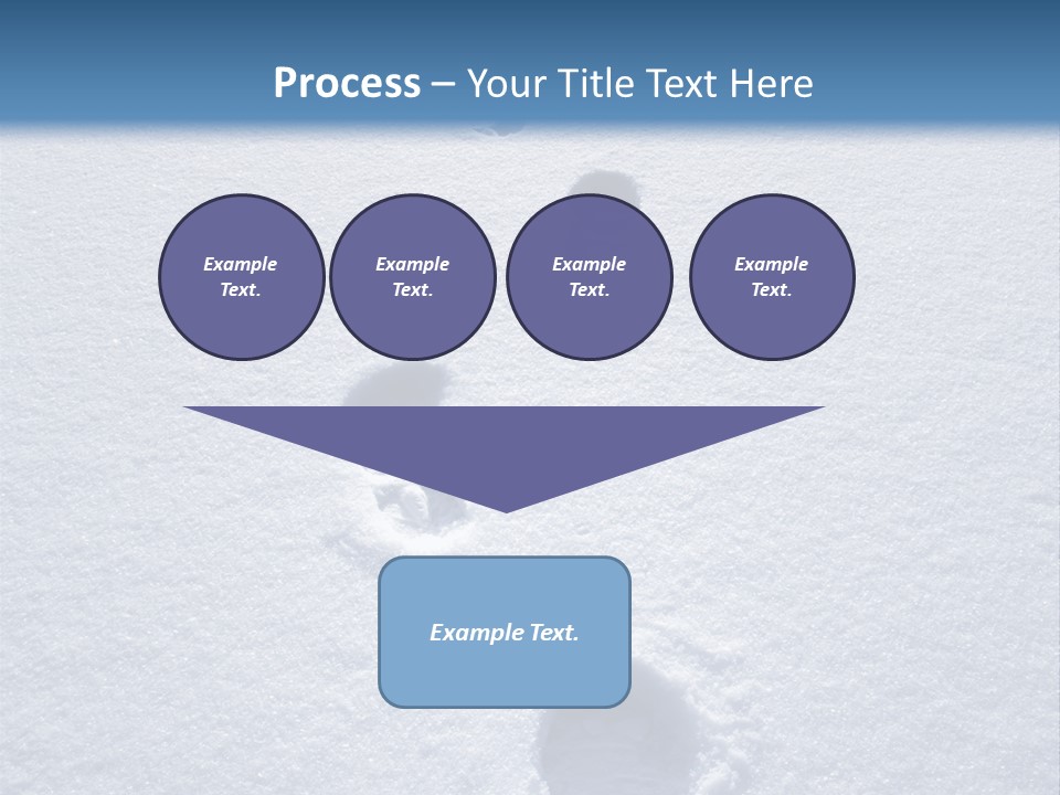 Winter Path PowerPoint Template