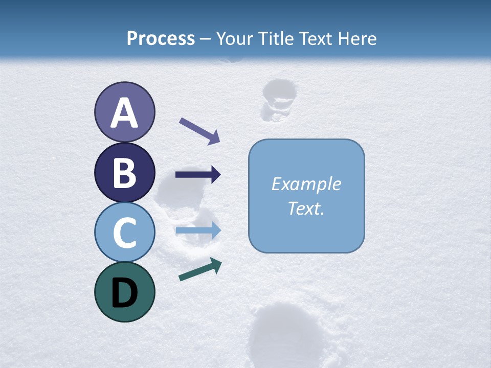 Winter Path PowerPoint Template