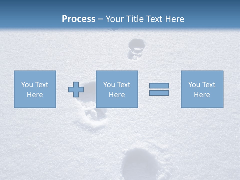 Winter Path PowerPoint Template