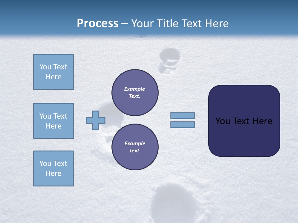Winter Path PowerPoint Template