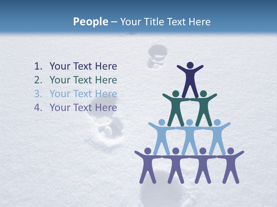 Winter Path PowerPoint Template