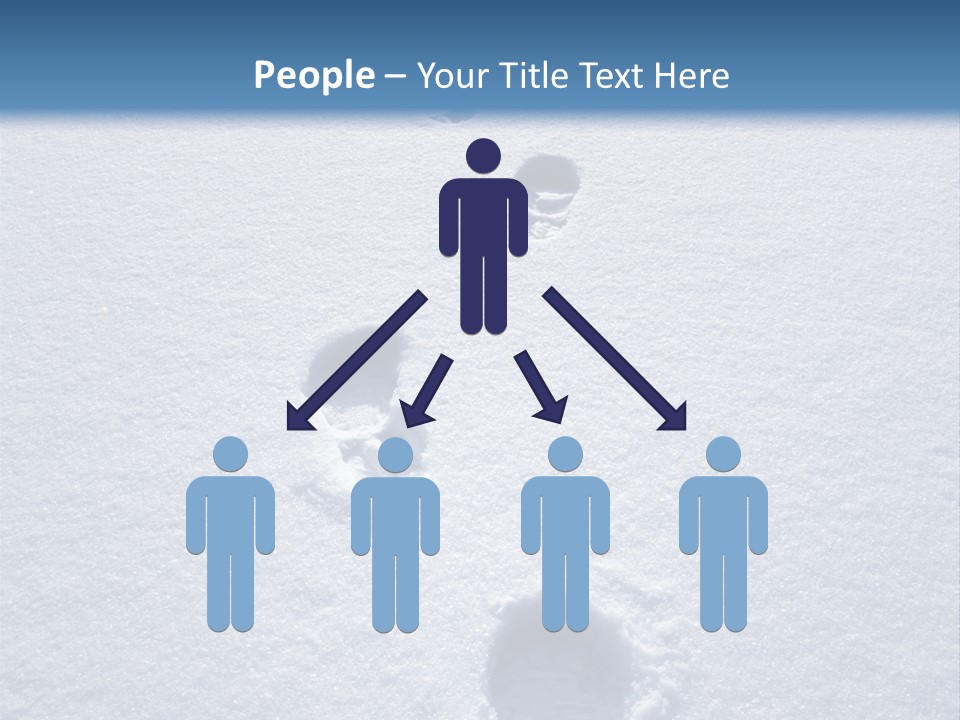 Winter Path PowerPoint Template