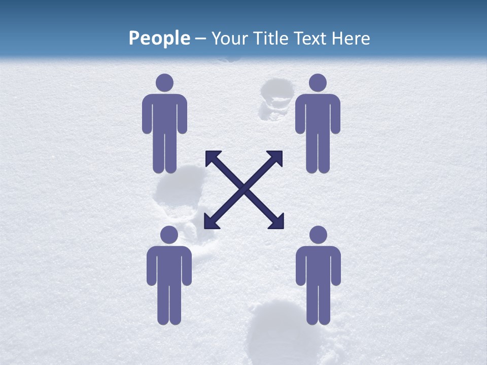 Winter Path PowerPoint Template