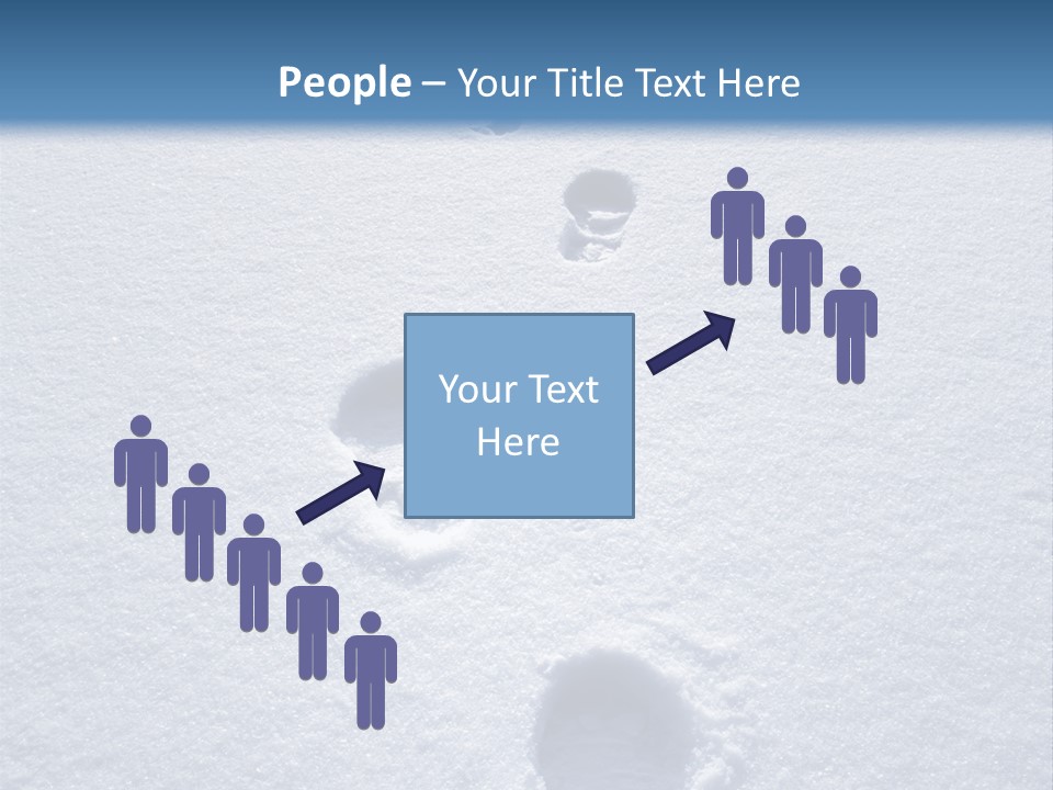 Winter Path PowerPoint Template