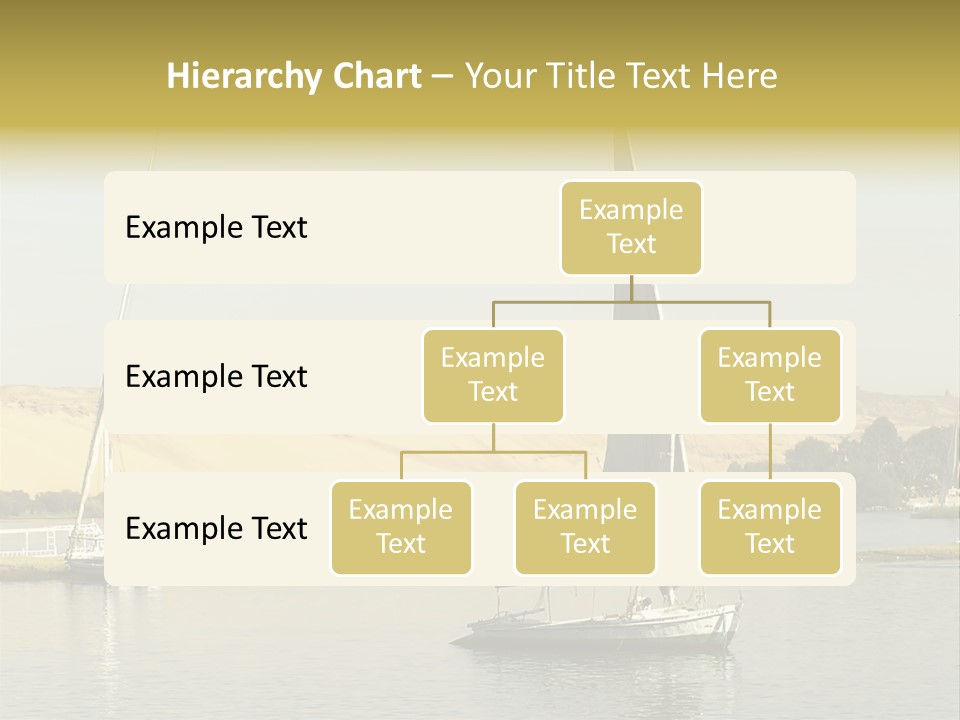 Sailing Boats On The Nile At Aswan, Egypt PowerPoint Template