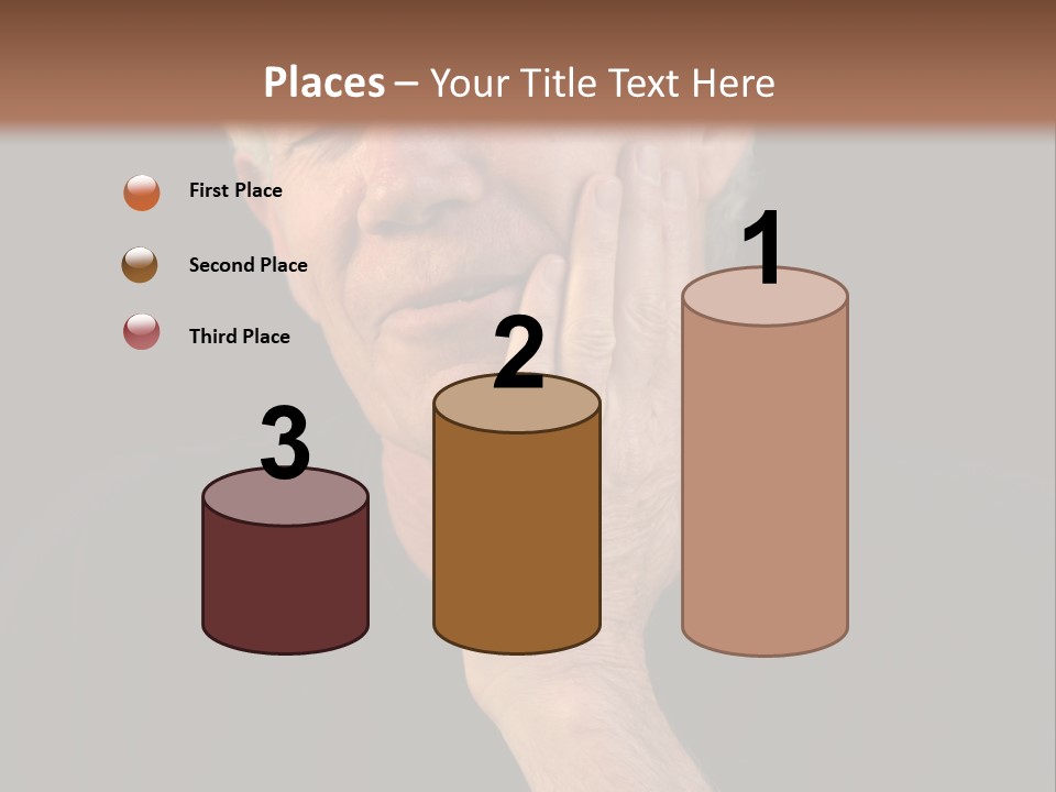 A Man In Pain With A Tooth Ache PowerPoint Template