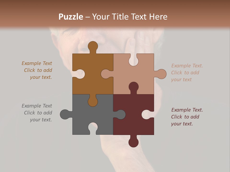 A Man In Pain With A Tooth Ache PowerPoint Template