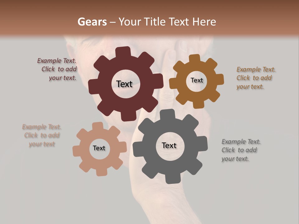 A Man In Pain With A Tooth Ache PowerPoint Template