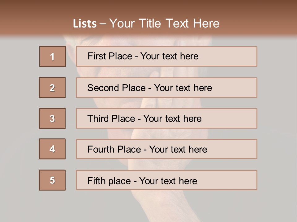 A Man In Pain With A Tooth Ache PowerPoint Template