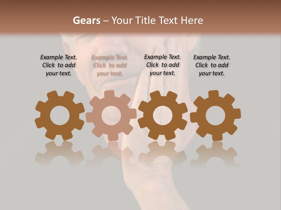 A Man In Pain With A Tooth Ache PowerPoint Template