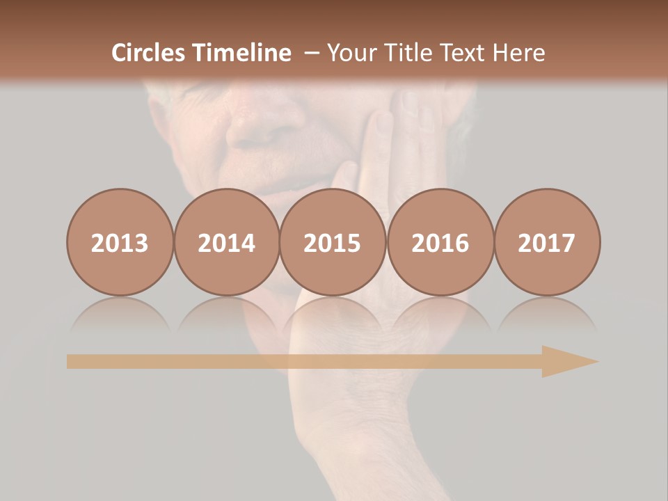 A Man In Pain With A Tooth Ache PowerPoint Template