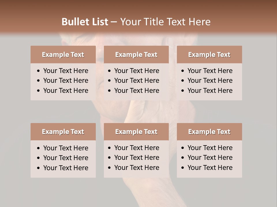 A Man In Pain With A Tooth Ache PowerPoint Template