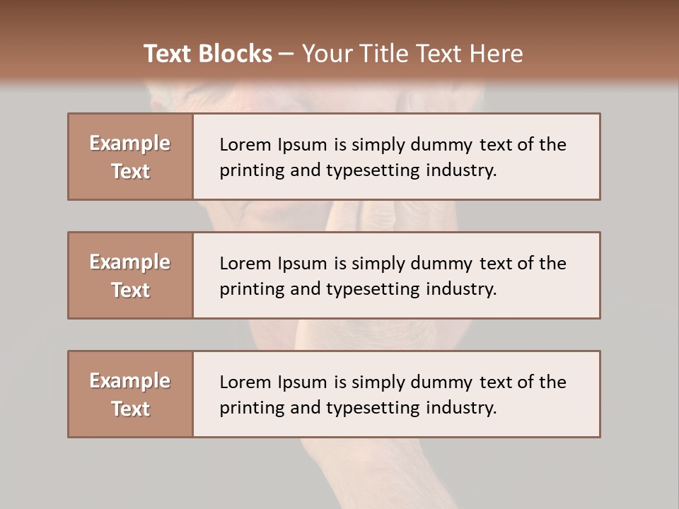 A Man In Pain With A Tooth Ache PowerPoint Template