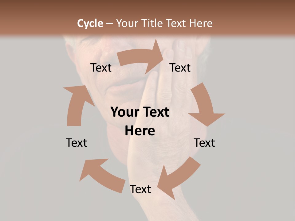 A Man In Pain With A Tooth Ache PowerPoint Template