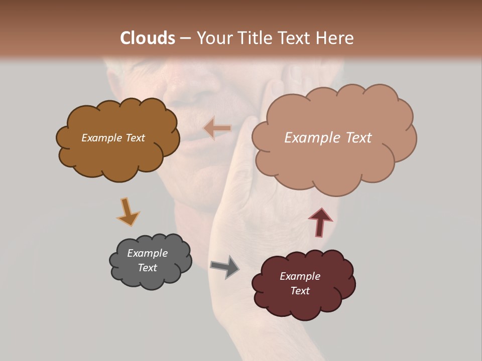 A Man In Pain With A Tooth Ache PowerPoint Template