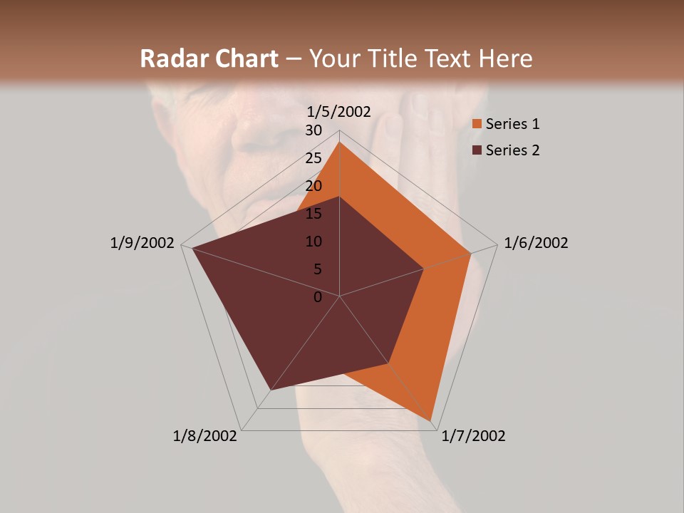 A Man In Pain With A Tooth Ache PowerPoint Template