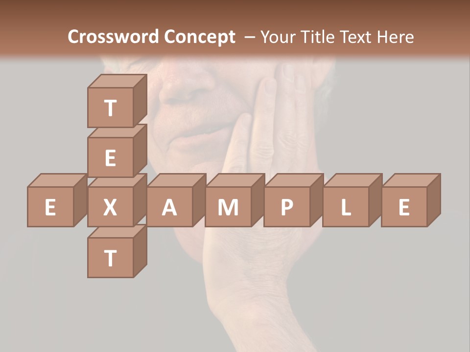 A Man In Pain With A Tooth Ache PowerPoint Template