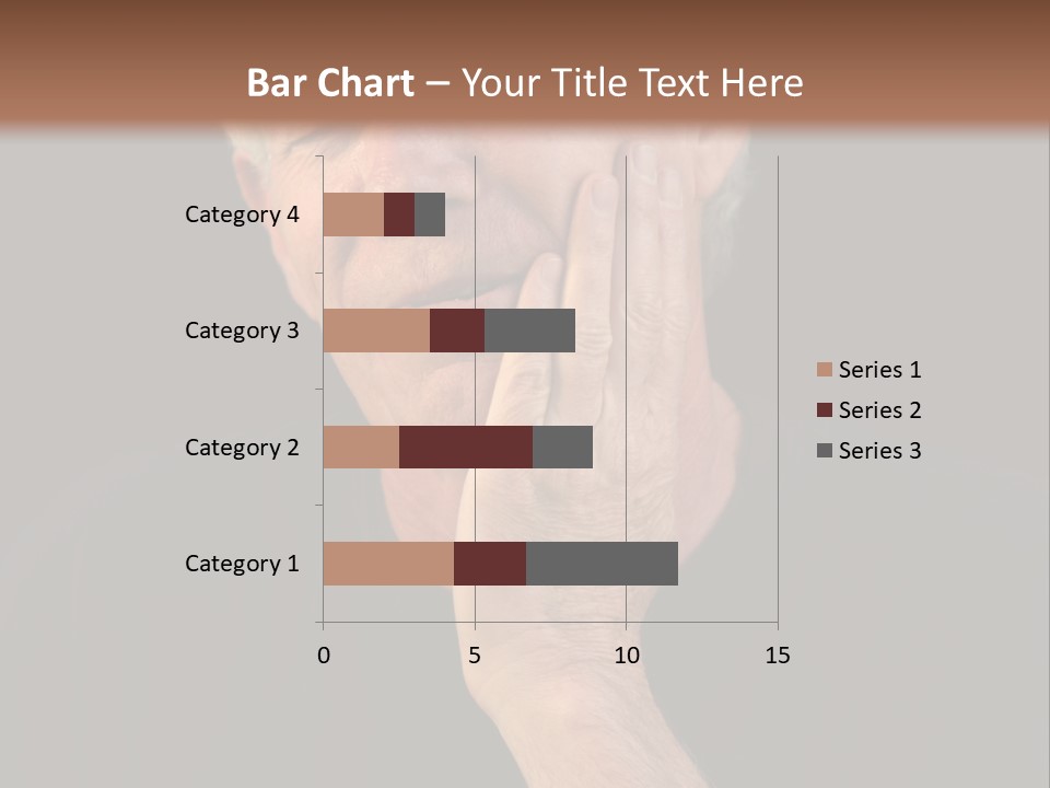 A Man In Pain With A Tooth Ache PowerPoint Template