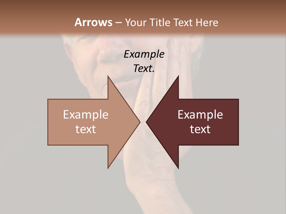 A Man In Pain With A Tooth Ache PowerPoint Template