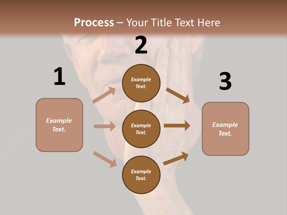 A Man In Pain With A Tooth Ache PowerPoint Template