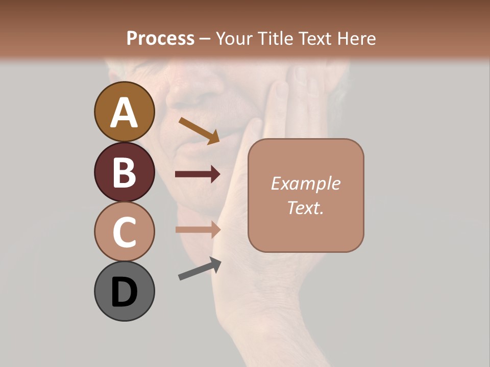 A Man In Pain With A Tooth Ache PowerPoint Template