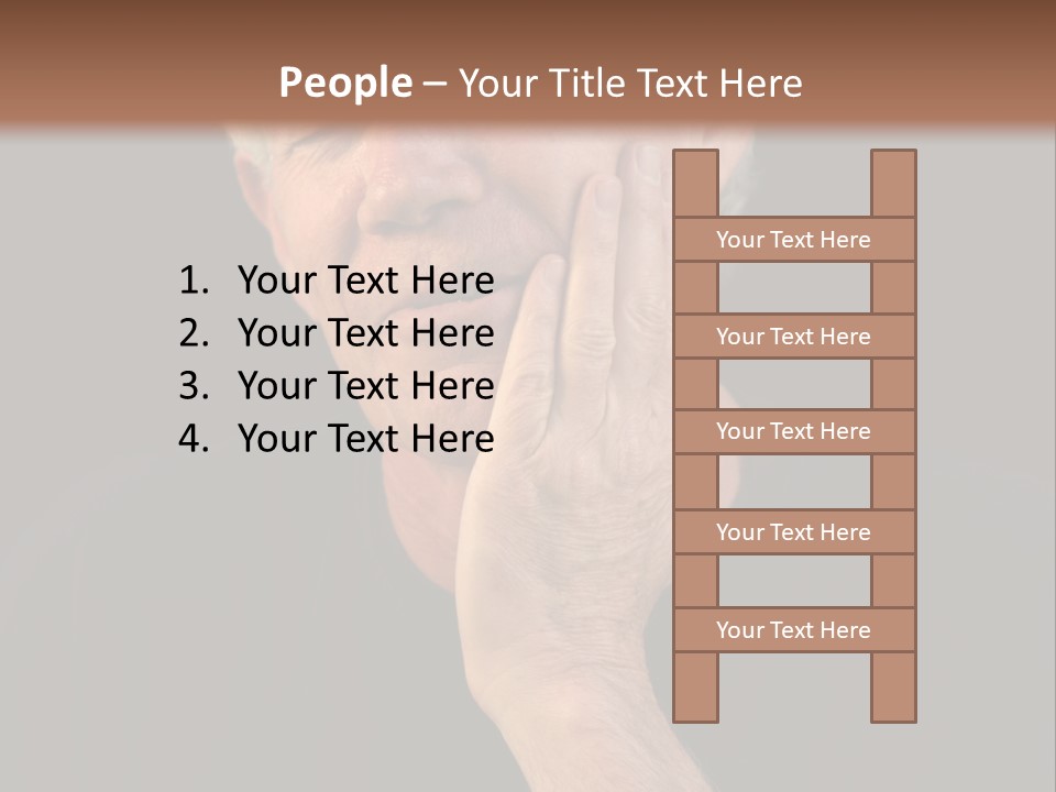 A Man In Pain With A Tooth Ache PowerPoint Template