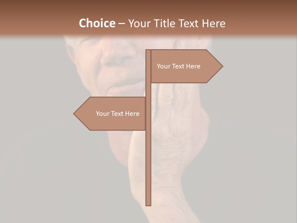 A Man In Pain With A Tooth Ache PowerPoint Template