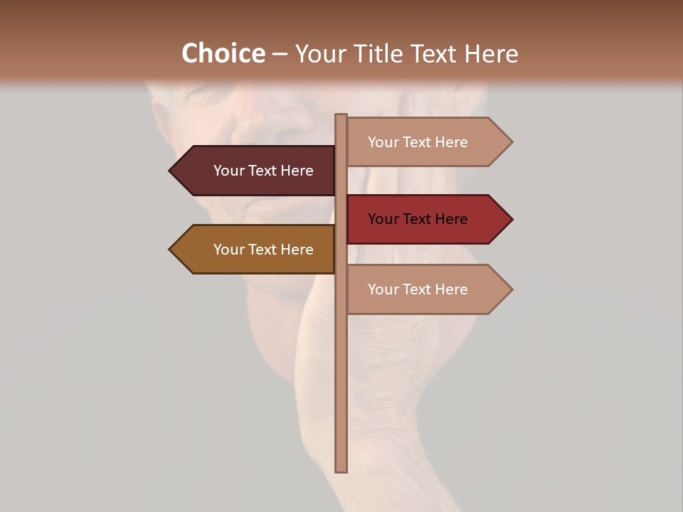 A Man In Pain With A Tooth Ache PowerPoint Template