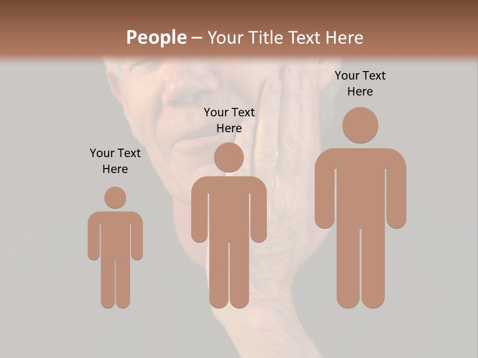 A Man In Pain With A Tooth Ache PowerPoint Template