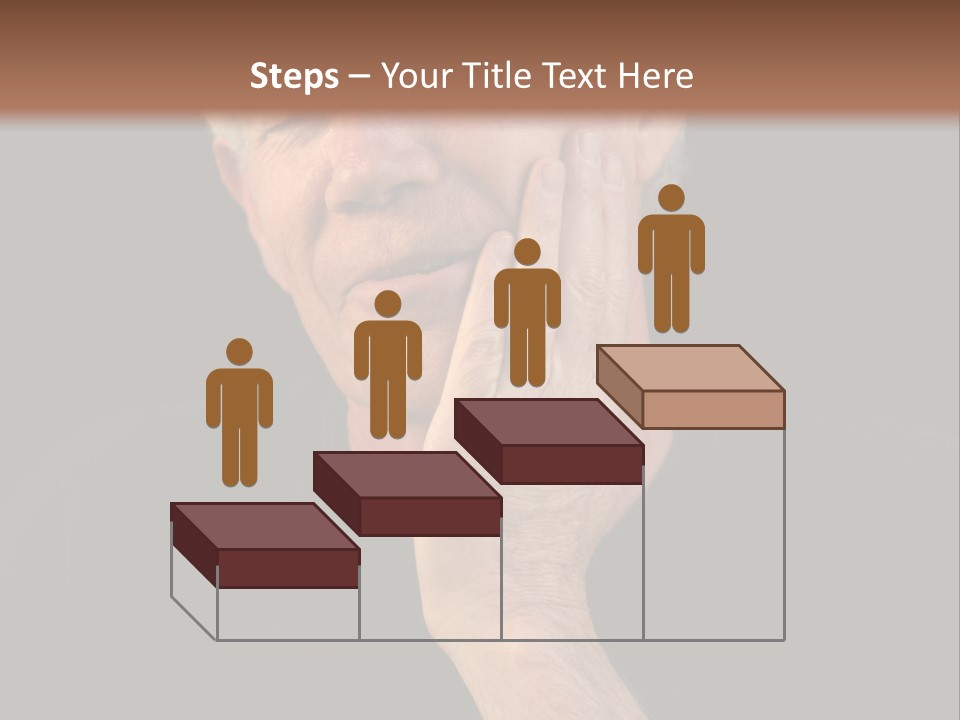 A Man In Pain With A Tooth Ache PowerPoint Template